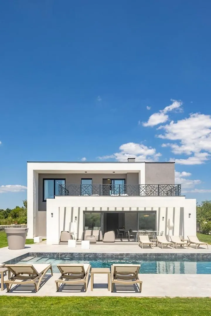New! Luxury Villa Epic 6 - 50 M2 Heated Pool Jursici 0*,  Croatia